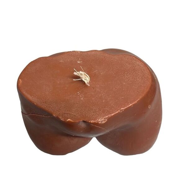 Caiyu Caia Petit Derriere Booty Candle Brown Single Wick 100% Soy Wax NIB New - Picture 2 of 9